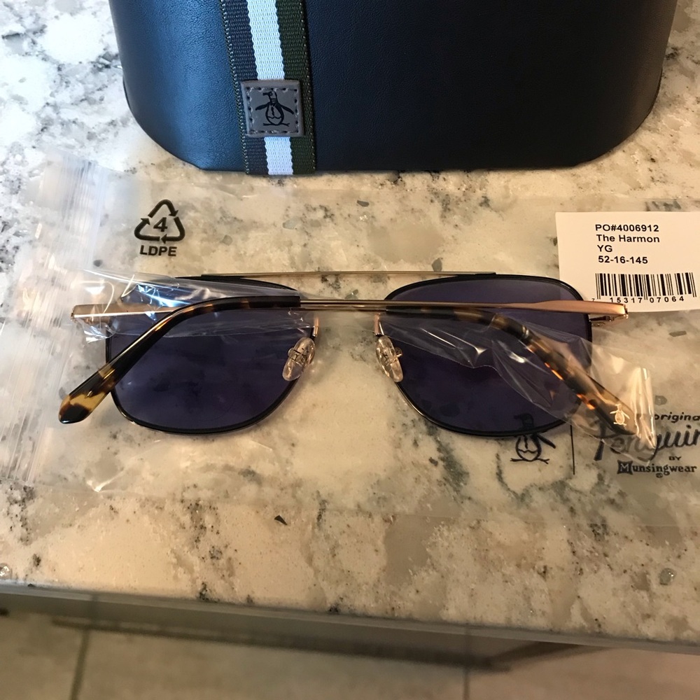 Original Penguin gold Harmon sunglasses - Picture 4 of 6